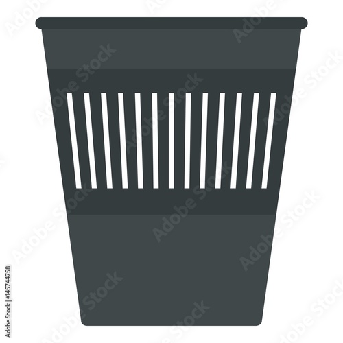 Bin for papers icon isolated