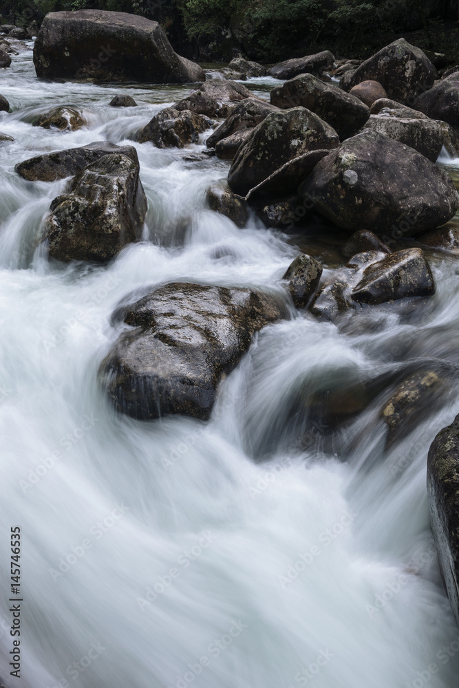 Mountain waterfall Mountain waterfall
