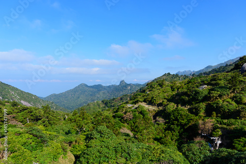 鹿児島 屋久島 宮之浦岳 奥岳の山並み