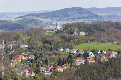 historic city eisenach germany from above