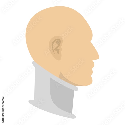 Cervical collar icon isolated