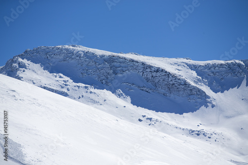 Mountain snow