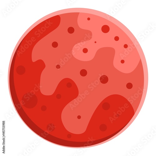 Mars icon isolated