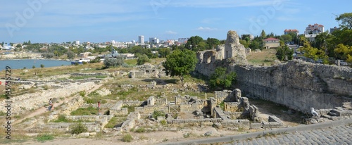 Chersonesus ruins, archaeological park, Sevastopol, Crimea photo