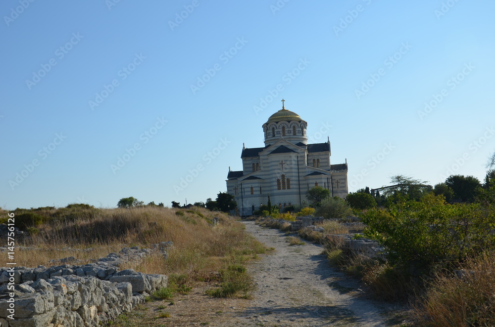 Chersonesus ruins, archaeological park, Sevastopol, Crimea Chersonesus ruins, archaeological park, Sevastopol, Crimea
