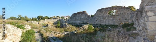 Fototapeta Naklejka Na Ścianę i Meble -  Chersonesus ruins, archaeological park, Sevastopol, Crimea