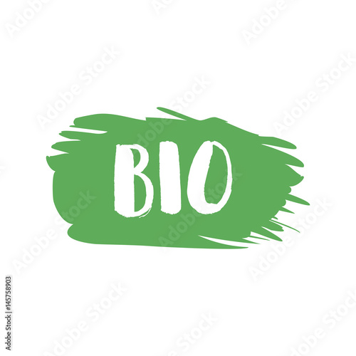 Grunge bio natural rubber stamp, vector illustration