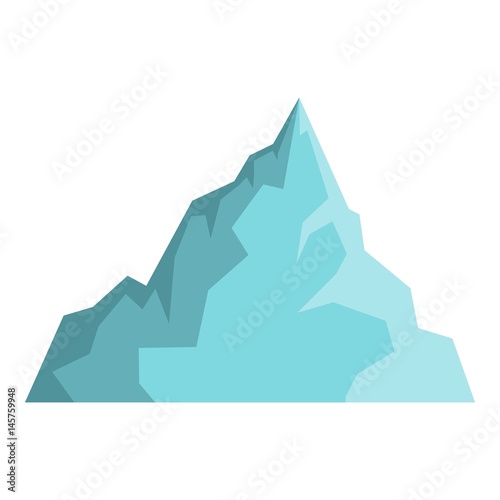Iceberg icon isolated
