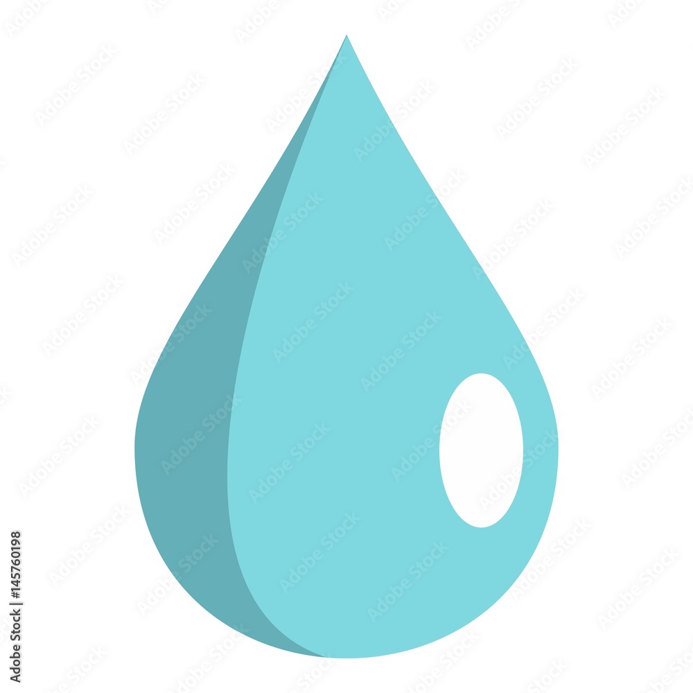 Drop icon isolated Drop icon isolated