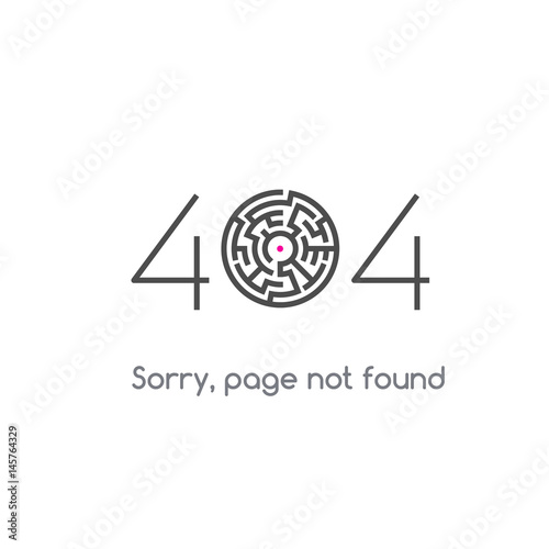 Error 404 page not found.