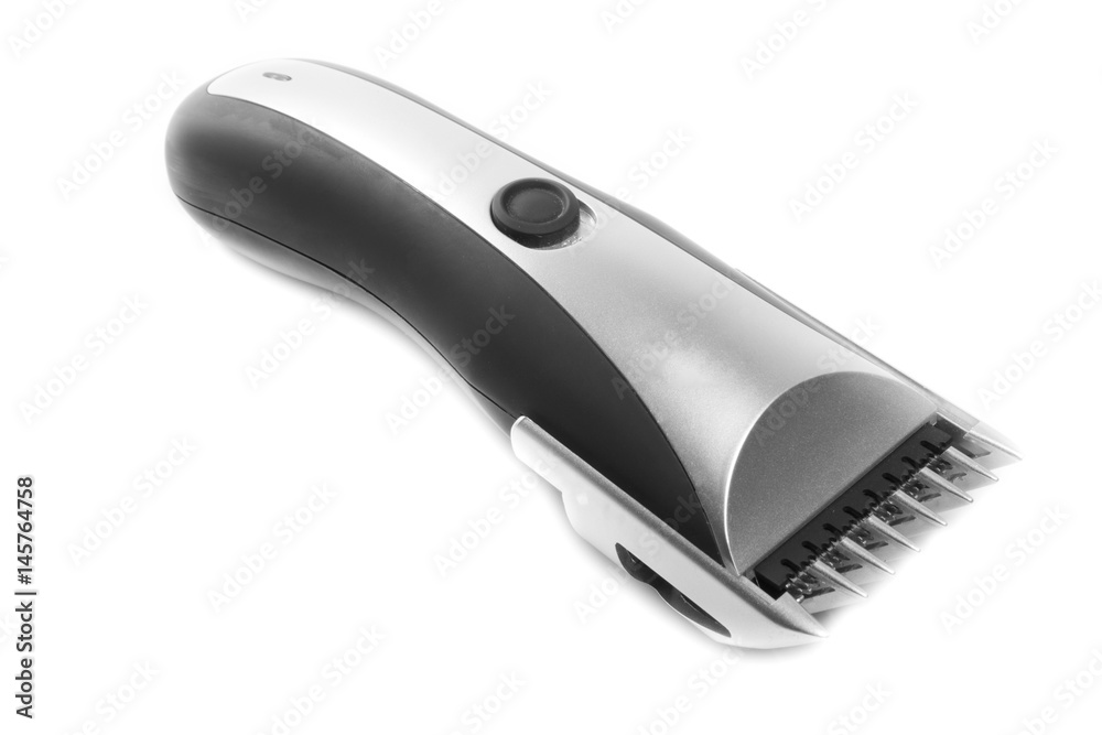 cordless machine for a hairstyle on a white background cordless machine for a hairstyle on a white background