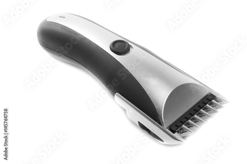 cordless machine for a hairstyle on a white background