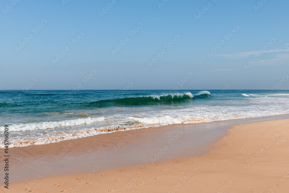Fototapeta premium Coast of the Indian Ocean in Sri Lanka