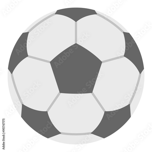 Soccer ball icon isolated
