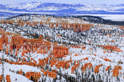 Bryce National Park in winter