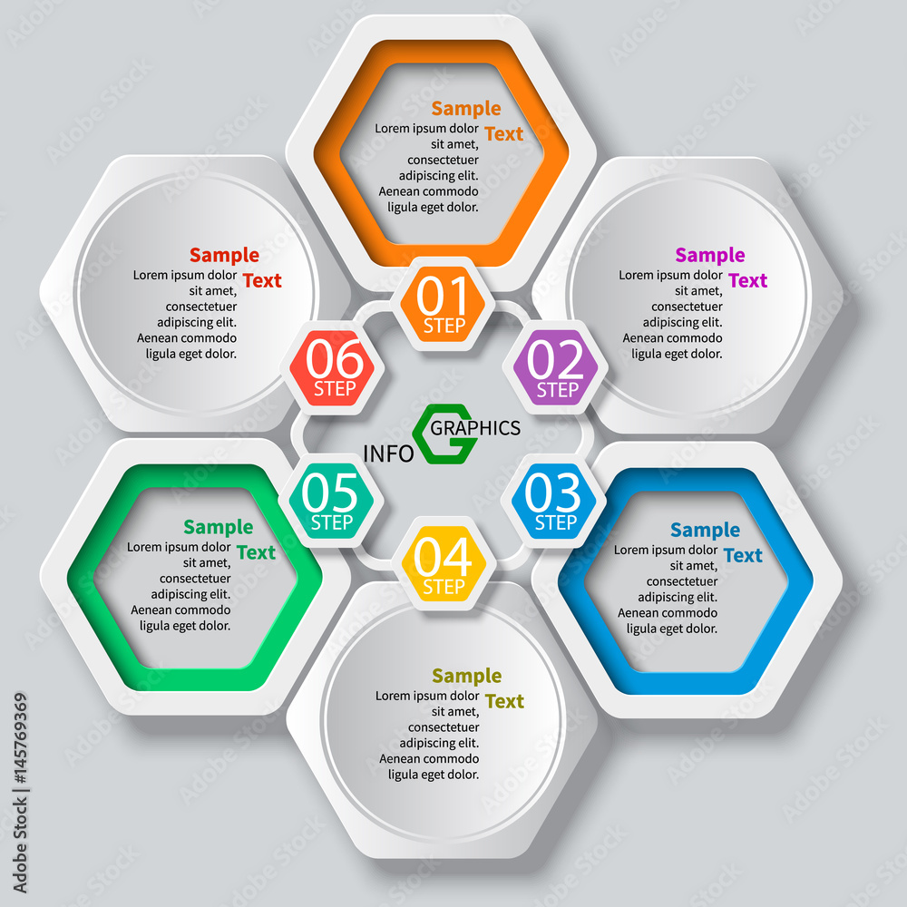 Abstract 3D Paper Infographics Abstract 3D Paper Infographics