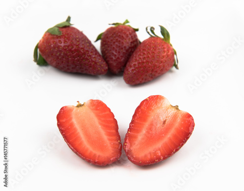 Fresh delicious red Strawberry fruits