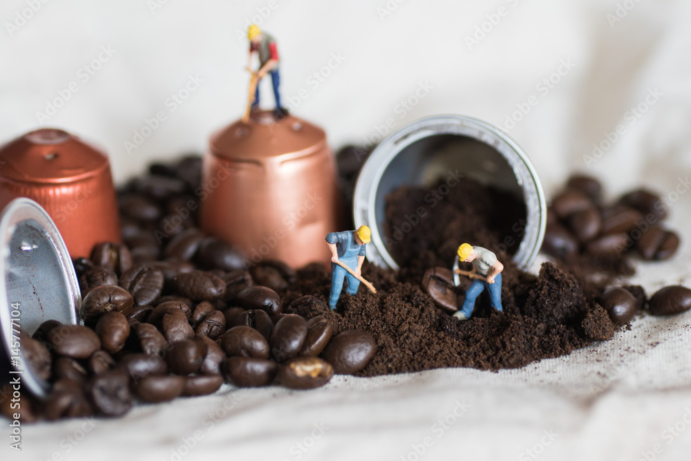 in der Kaffeekapsel Fabrik