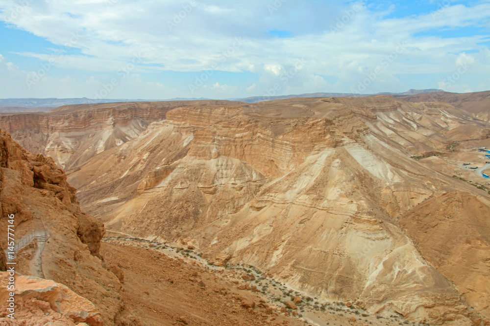 Fototapeta premium View from Masada fortress, Israel