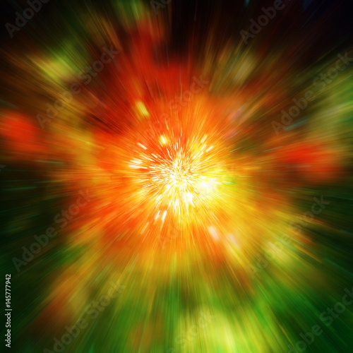 Big explosion in space and relic radiation. Elements of this image furnished by NASA  http   www.nasa.gov  