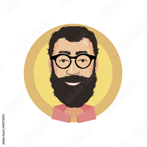 beard guy attractive hair face portrait