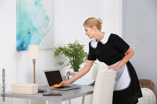 Hotel service concept. Cham...