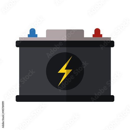 big battery icon image vector illustration design 