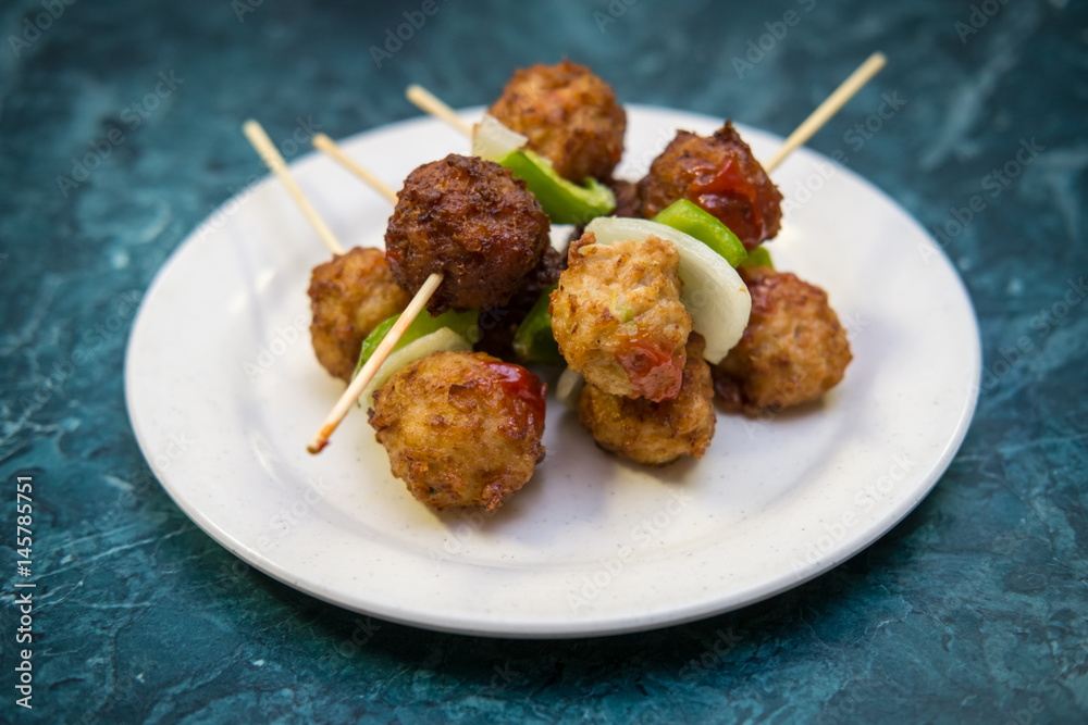 Fish Meatball Kebabs Fish Meatball Kebabs