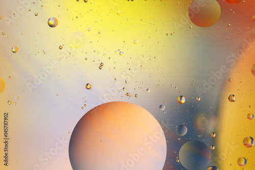 Beautiful colorful background of oil and water