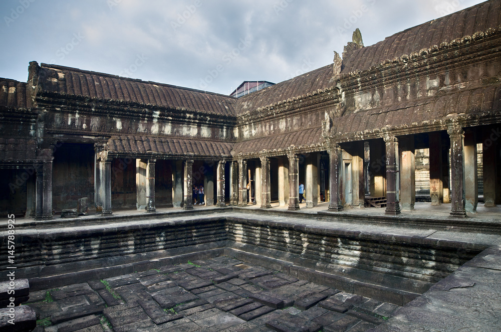 Fototapeta premium Angkor Wat central tower, Siem Reap, Cambodia