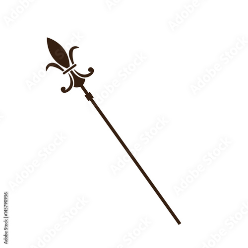 ornament decoration heraldic classic royal design vector illustration
