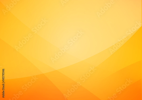 Abstract Yellow and orange warm tone background with simply curve lighting element vector eps10