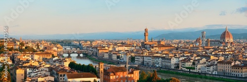 Florence skyline panorama view