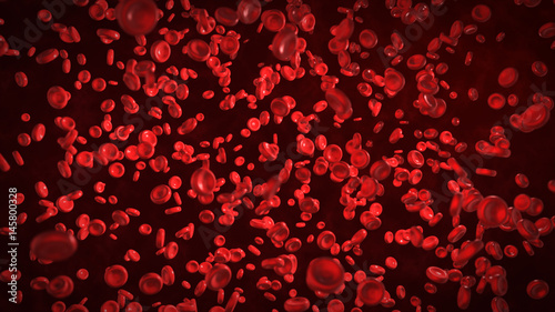 Red blood cells in the living body