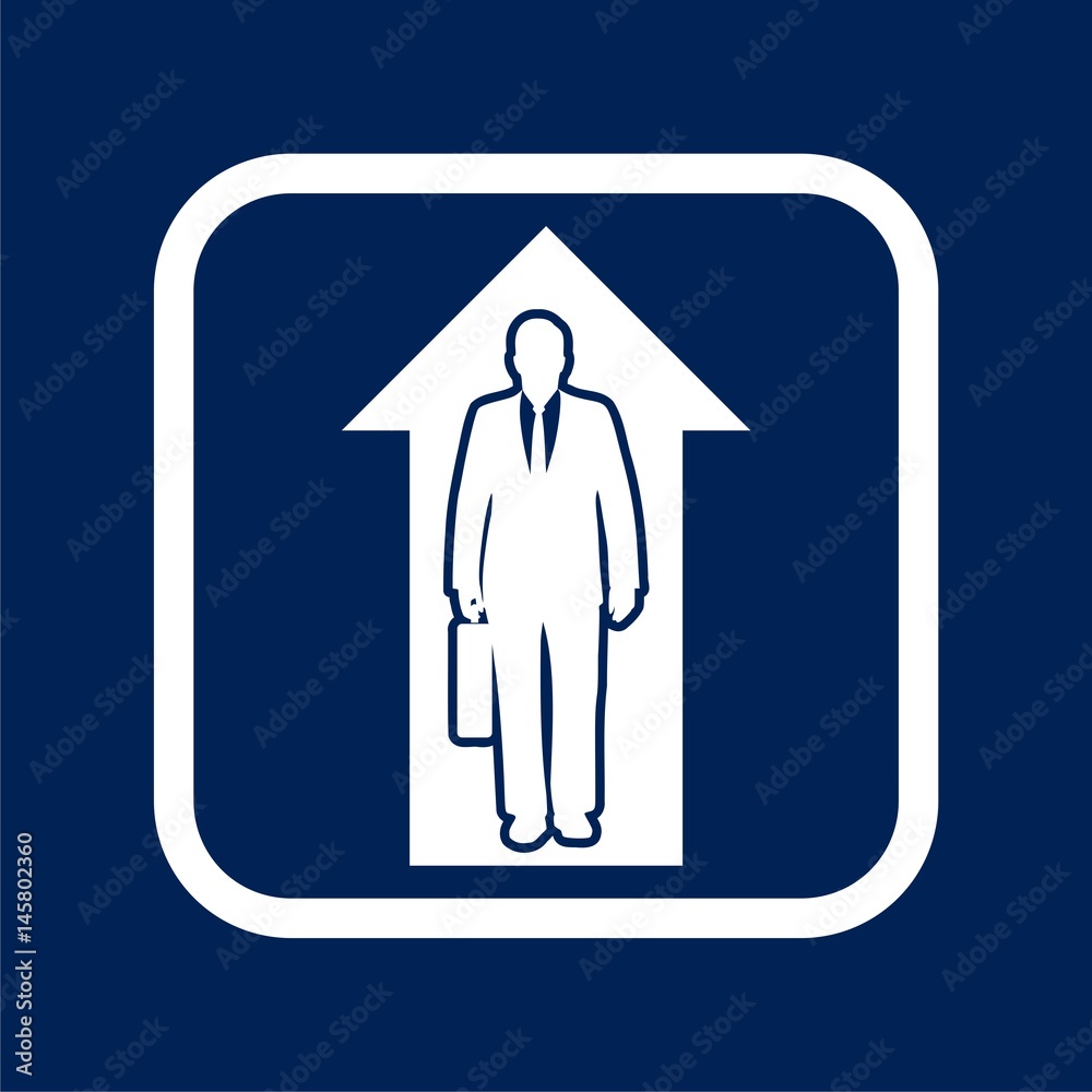 Business success icon - Illustration Business success icon - Illustration