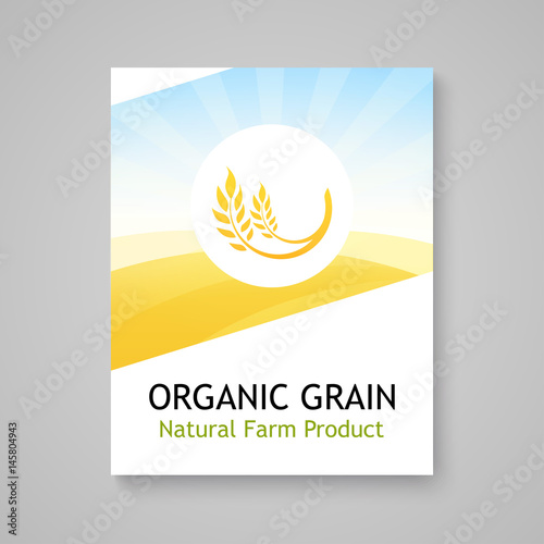 Poster with Scenic Nature L...