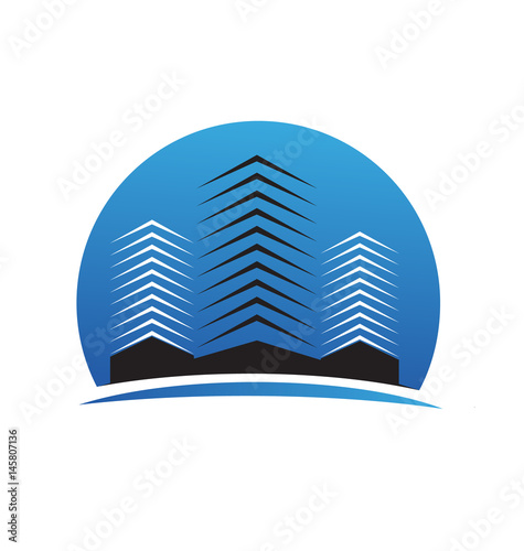 Vector - Real estate buildings logo