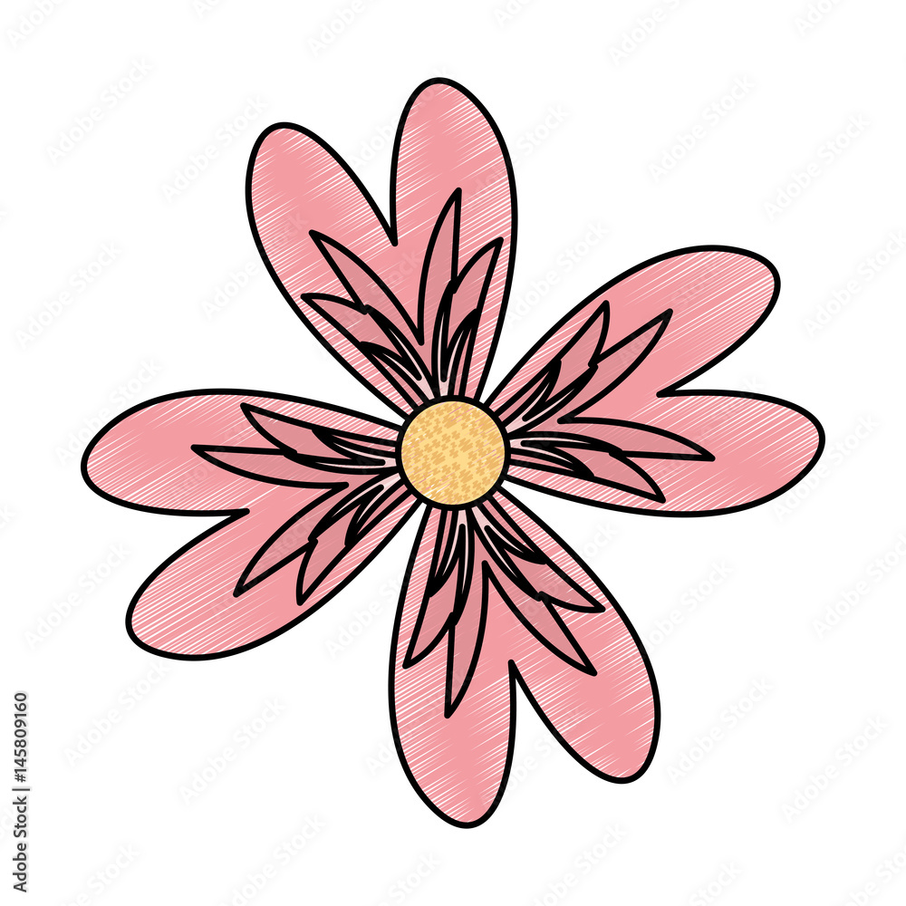 cute flower decorative icon vector illustration design cute flower decorative icon vector illustration design