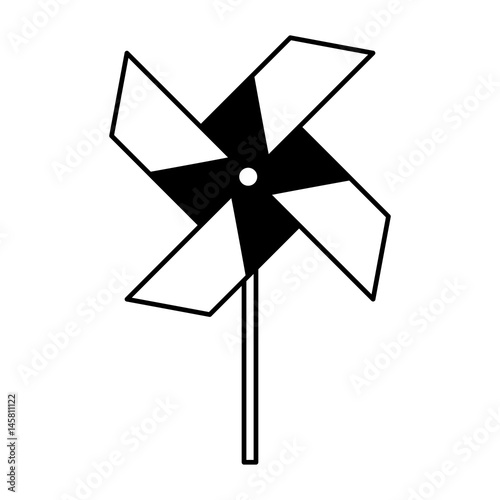 turbine paper isolated icon vector illustration design