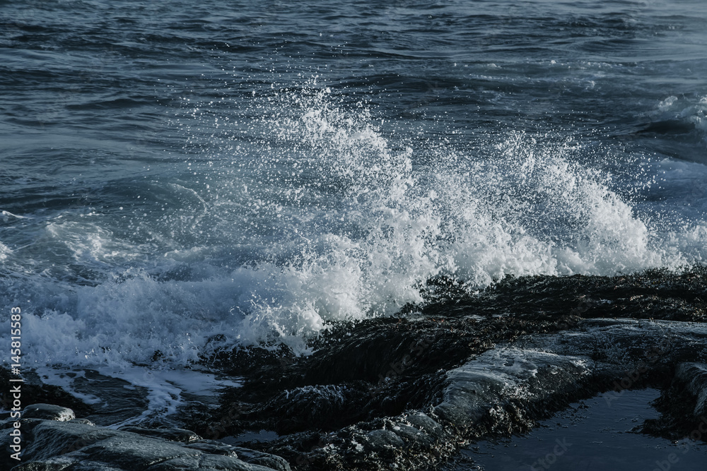 Naklejka premium Barents Sea in Arctic Ocean. Kola Peninsula, Russia