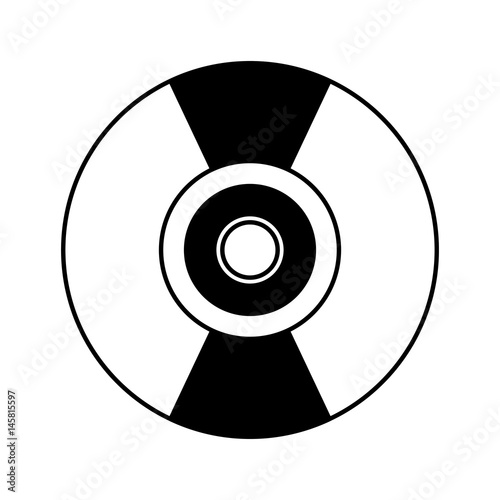 compact disk isolated icon vector illustration design