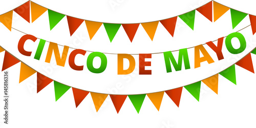 Cinco de Mayo colorful bunting