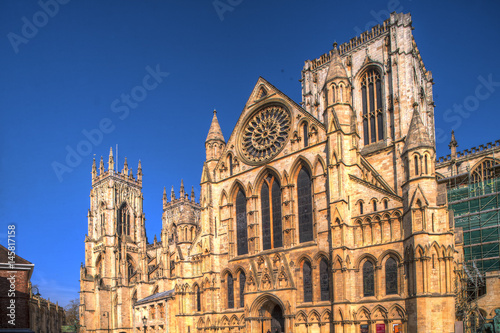 York Minster Cathedral in York. North Yorkshire.