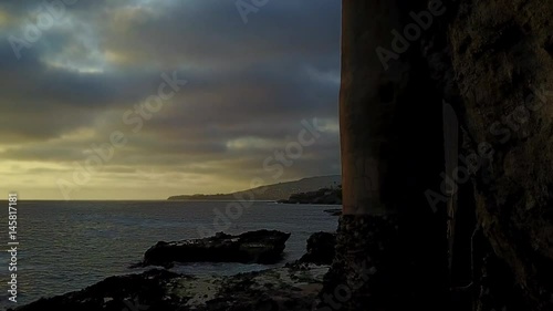 Flyby of Pirate Castle at Victoria Beach