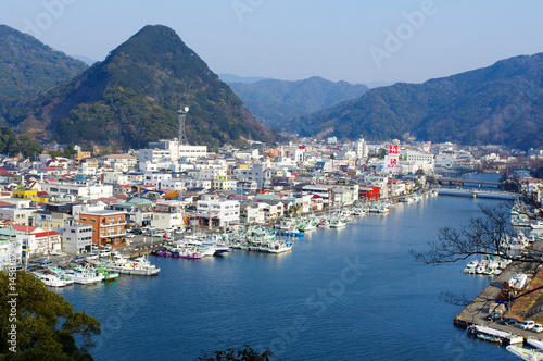 Shimoda city located in south of Izu Peninsula photo