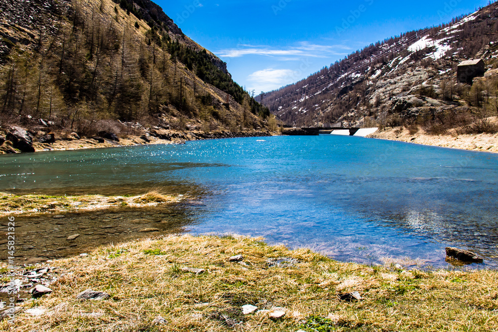 River mountain landscape