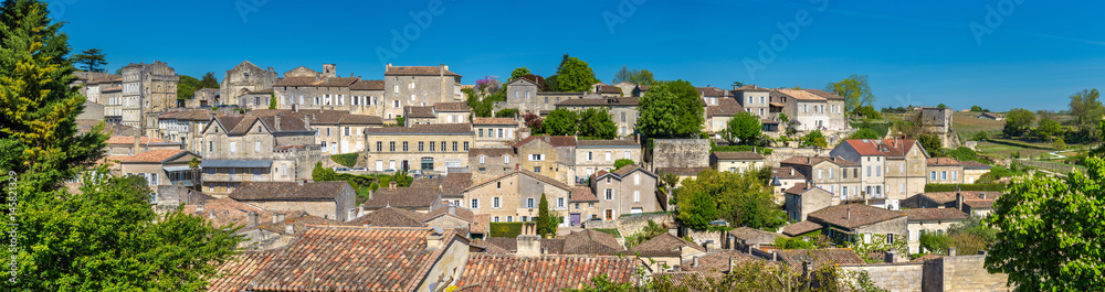 Cityscape of Saint-Emilion town, a UNESCO heritage site in France