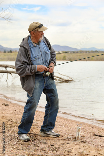 senior fisherman