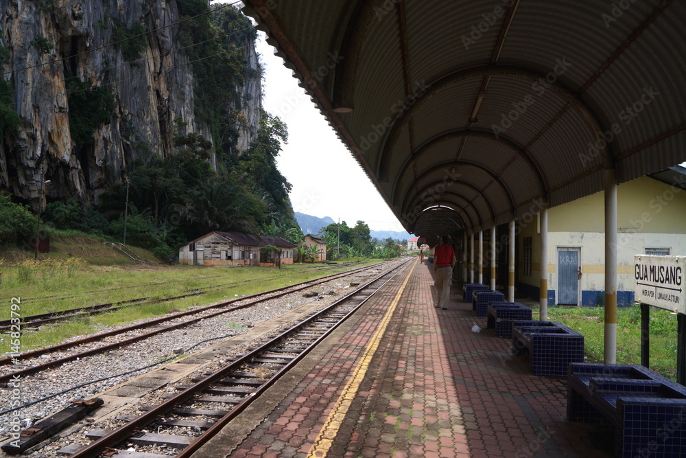 Gua Musang,Jungle Railway Station ,Malaysia