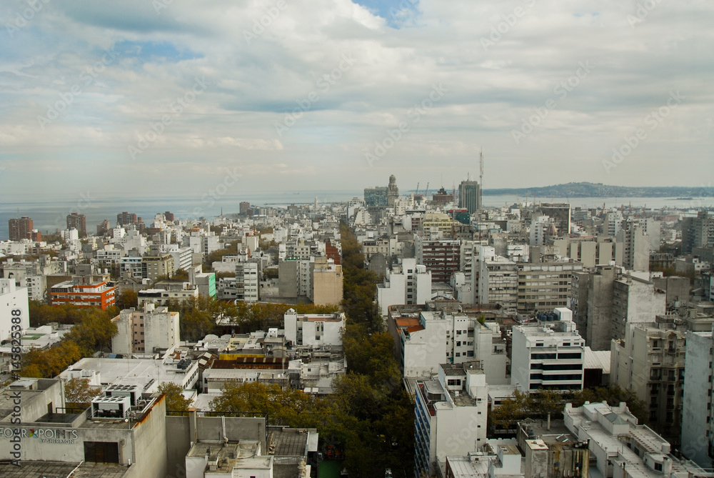 View of montevideo from City Hall
